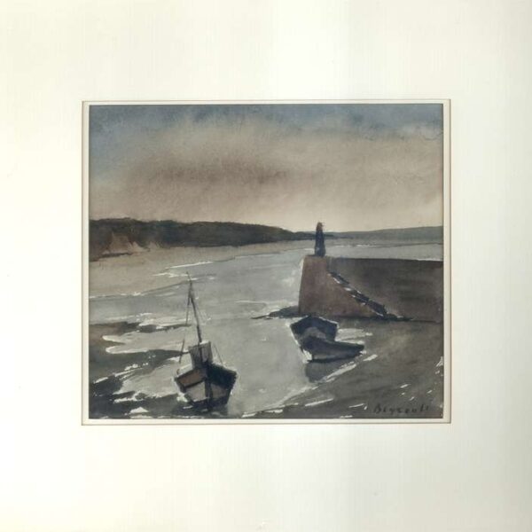 18 Port breton 1988<br>11,7 x 10,2 cm<br>Coll. HB.GD - Paris