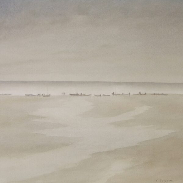 21 Retour<br>40 x 50 cm<br>Galerie Beyrouti Honfleur