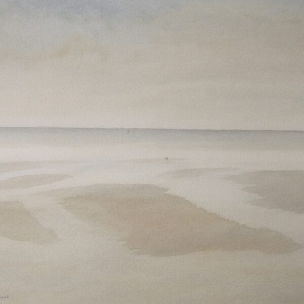 22 Plage 2006<br>40 x 50 cm<br>Galerie Beyrouti Honfleur