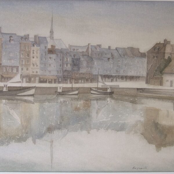 28 Honfleur 1985<br>66 x 49 cm<br>Coll. de l'artiste