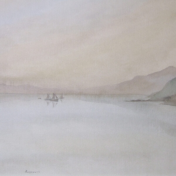 31 Lac 1985<br>40 x 55 cm<br>Collection particulière