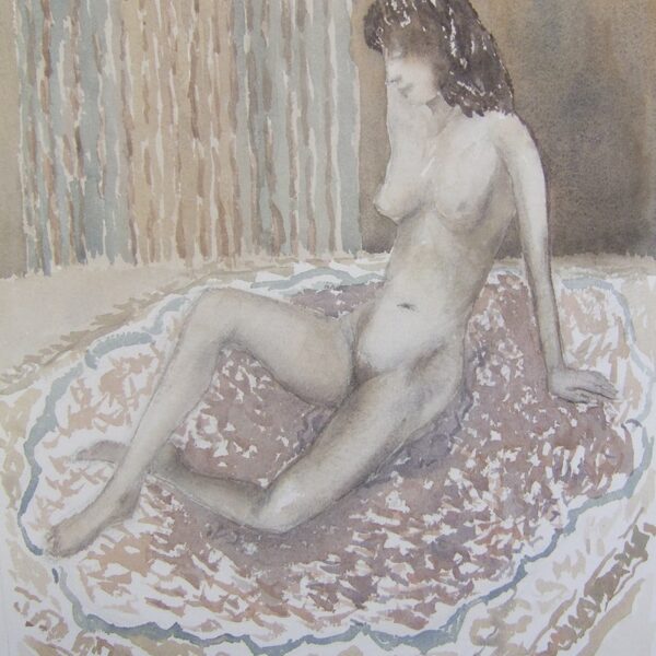 48 Nu 1990<br>46 x 56<br>Atelier Beyrouti