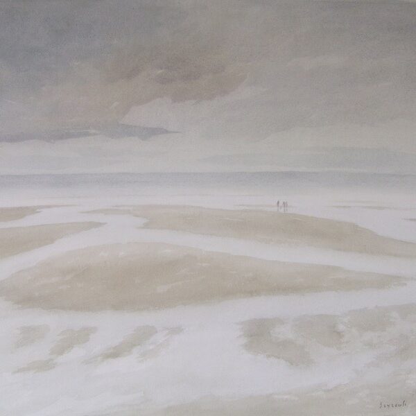 60 Côte Fleurie Normandie<br>2010<br>43 x 61 cm<br>Collection privée<br>Paris