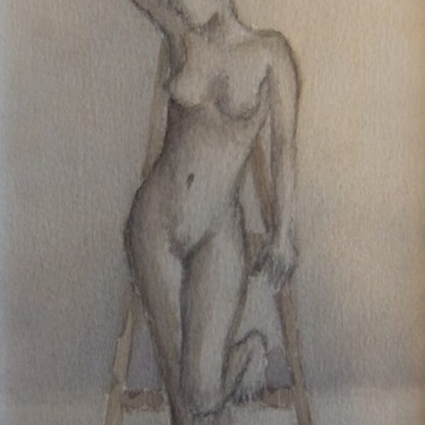 71 Nu debout<br>1996<br>Galerie Beyrouti<br>Honfleur