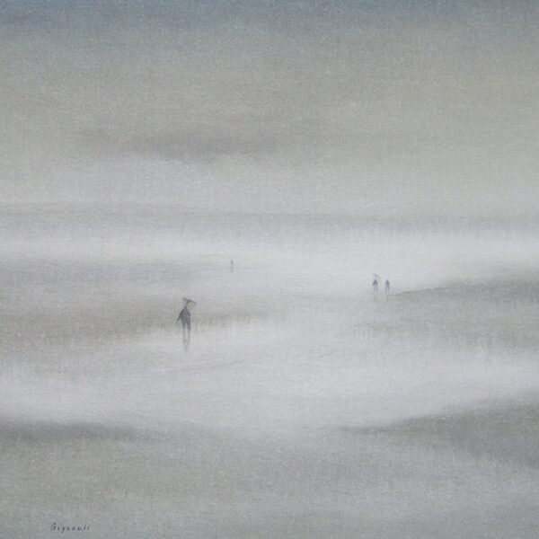 74 Plage grise<br>1980<br>Galerie Beyrouti<br>Honfleur