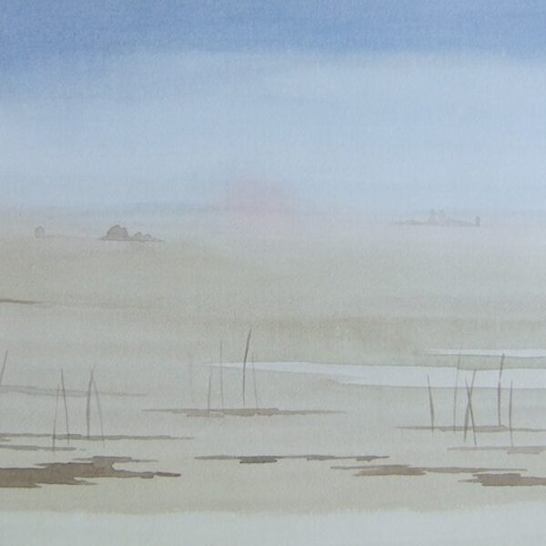 82 Impression 3<br>1975<br>25.5 x 41 cm<br>Galerie Beyrouti<br>Honfleur