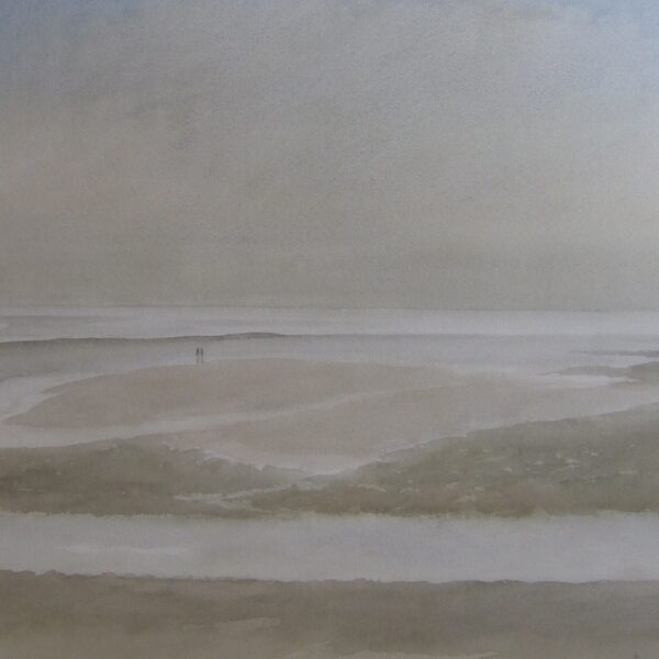 88 Littoral bas-normand<br>2014<br>42 x 61 cm<br>collection particulière