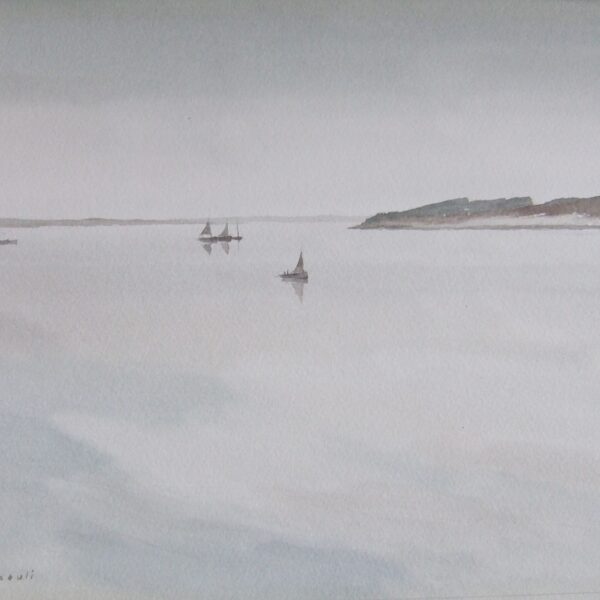 91 Aube<br>Bretagne<br>ca 1980<br>21.5 x 30 cm<br>Galerie Beyrouti Honfleur