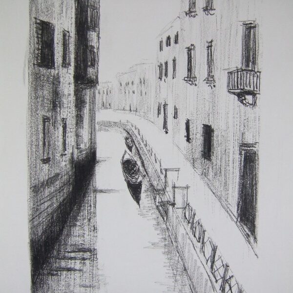 18 Venise 2<br>1975<br>65 x 50 cm<br>Galerie Beyrouti<br>Honfleur